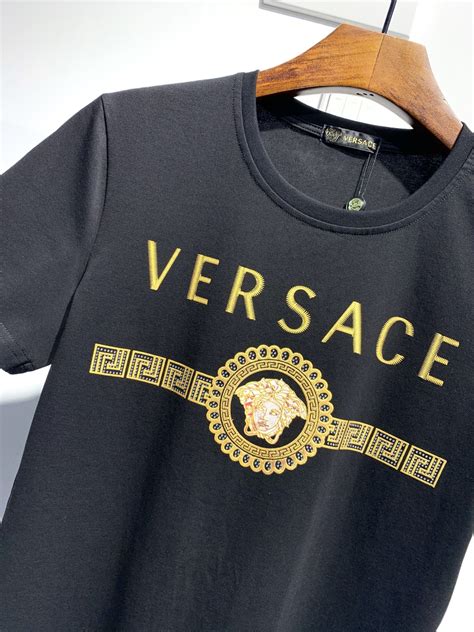 versace t shirt mens replica|authentic versace shirt.